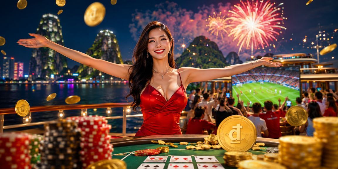 Khung cảnh Hạ Long Bay – người dùng am4 tham gia Baccarat trong không khí lễ hội