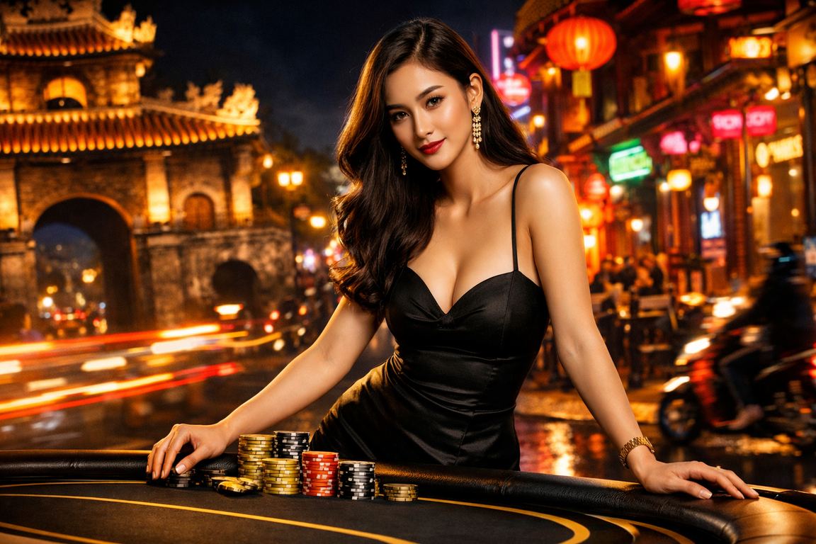 Ánh đèn neon Huế ban đêm – thành viên VIP am4 nhận bonus đặc biệt